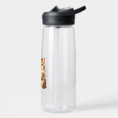 Ich bin dein pelziger Freund Katzendesign Trinkflasche (Links)