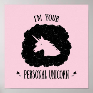Ich bin dein persönliches Einhorn Poster