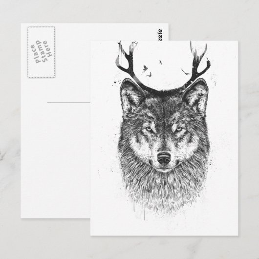 Ich bin dein Reh Postkarte (Vorne/Hinten)