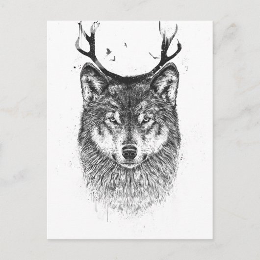 Ich bin dein Reh Postkarte (Vorderseite)