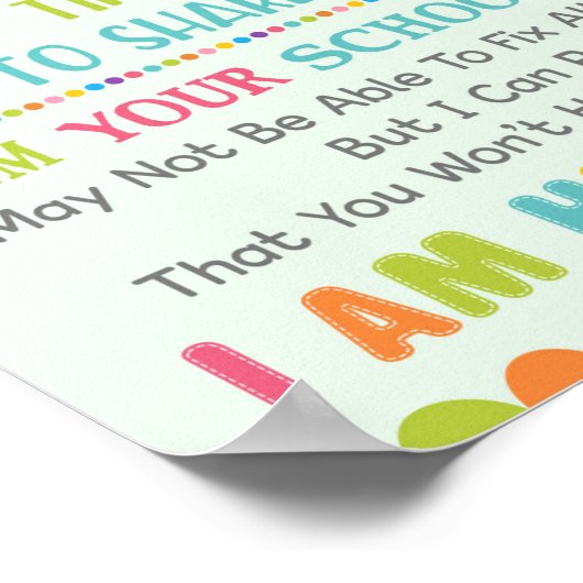 Ich bin dein Schuldirektor Poster (Ecke)