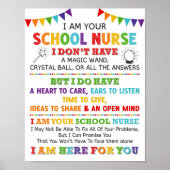 Ich bin dein Schulkrankenposter Poster (Vorne)