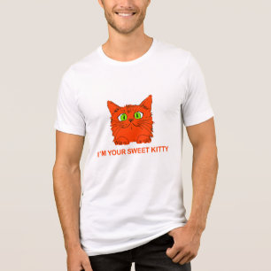 Ich bin dein süßes Kitty - Red Cat von Künstler Lu Tri-Blend Shirt