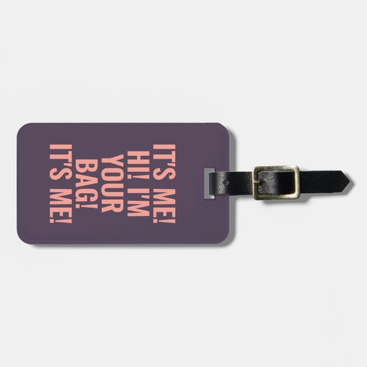 Ich bin dein Taschentuch. Gepäckanhänger (Vorderseite horizontal)