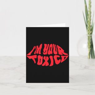 Ich bin dein tóxico lustiger toxisch Bae Paar Bezi Karte