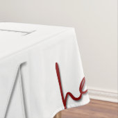 Ich bin dein Valentinstag. Tischdecke (Beispiel)