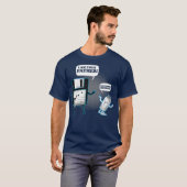 Ich bin dein Vater Floppy Disc USB lustiges Shirt (Vorne ganz)