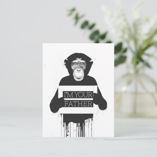 Ich bin dein Vater Postkarte (Stehend Vorderseite)