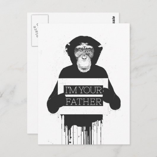 Ich bin dein Vater Postkarte (Vorne/Hinten)