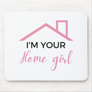 Ich bin dein Zuhause Girl 2 Mousepad