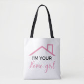 Ich bin dein Zuhause Girl 2 Tasche (Vorderseite)
