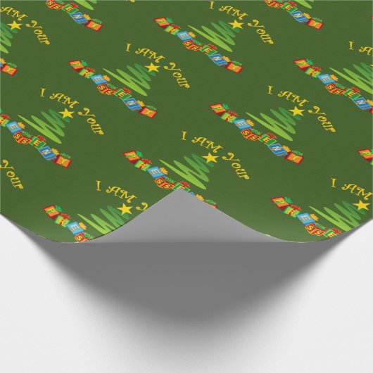 Ich bin deine Gegenwart Geschenkpapier (Ecke)