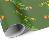 Ich bin deine Gegenwart Geschenkpapier (Rolleneckpunkt)