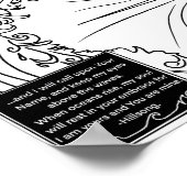 Ich bin deine, große tropische Welle Erwachsenenfä Poster (Ecke)