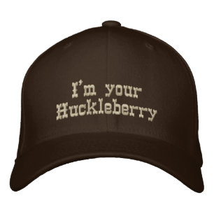 Ich bin deine Huckleberry Bestickte Baseballkappe