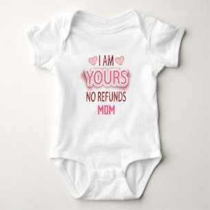 Ich bin deine MAMA ohne Rückerstattung Valentinsta Baby Strampler