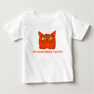Ich bin deine süße Kitty - Rote Katze von Künstler Baby T-shirt