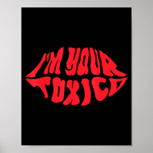 Ich bin deine tóxico lustige toxische Bae-Paar-Bez Poster