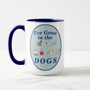 "Ich bin den Hunden verfallen" Geschenkkaffee für Tasse