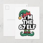 Ich bin der 67 Elf, Six Seven Elf Meme Weihnachten (Vorne/Hinten)