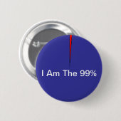 Ich bin der 99% Knopf Button (Vorne & Hinten)