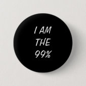 ICH BIN der 99% Knopf Button (Vorderseite)