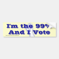Ich bin der 99% (und ich wählen Sie),