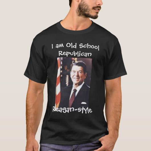 Ich bin der alte Schulrepublikaner, Reagan-ähnlich T-Shirt (Vorderseite)