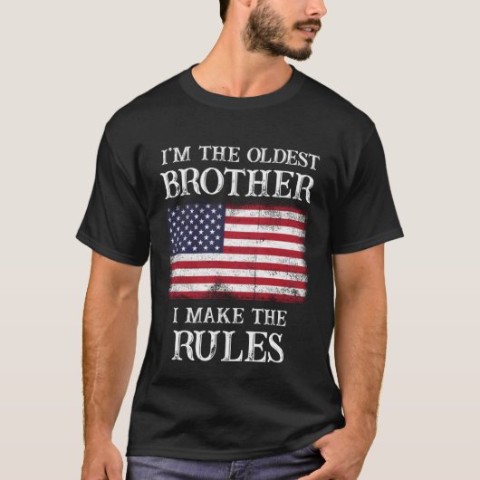 Ich bin der älteste Bruder, den ich unter US-ameri T-Shirt (Vorderseite)