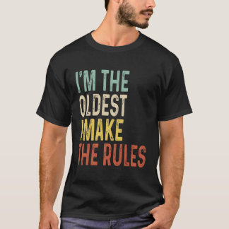 Ich bin der älteste, den ich die Regeln Vintag mac T-Shirt