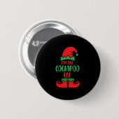 Ich bin der Apoo Elf Niedlicher Hund Lover Xmas We Button (Vorne & Hinten)