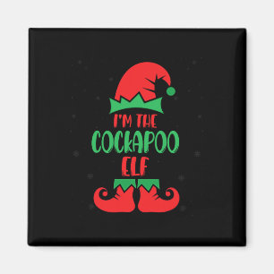 Ich bin der Apoo Elf Niedlicher Hund Lover Xmas We Magnet