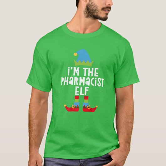 Ich bin der Apotheker Elf, der Weihnachtskostüm pa T-Shirt (Vorderseite)