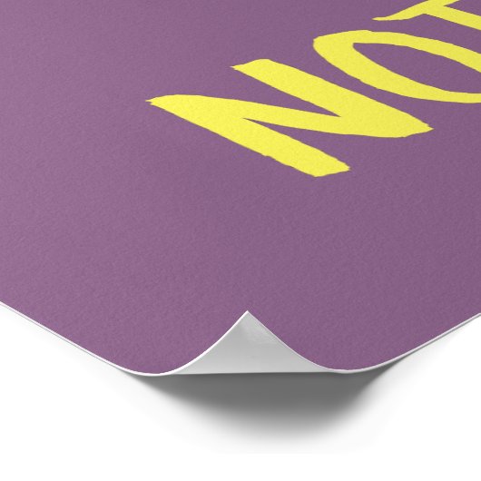 Ich bin der Arzt. Keine Begleiterin. Poster (Ecke)