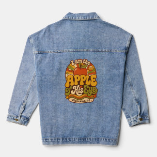 Ich bin der Augapfel seines Auges Christlicher Ret Jeansjacke