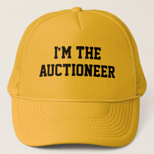 Ich bin DER AUKTIONATOR Hut Truckerkappe