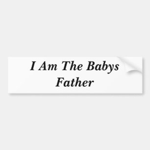 Ich bin der Babys Vater Autoaufkleber