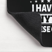 Ich bin der Bachelor Stag Bachelor Party Groom Gag Mousepad (Ecke)