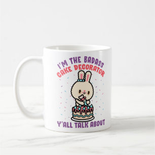 Ich bin der Badass Cake Decorator Baker Backen Kaffeetasse