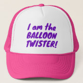 Ich bin der Ballon Twister Cap Trucker Hat Truckerkappe (Vorderseite)