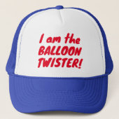 Ich bin der Ballon Twister Cap Trucker Hat Truckerkappe (Vorderseite)