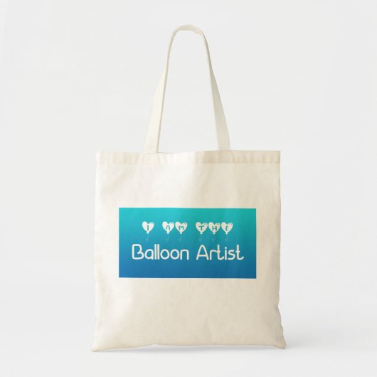"Ich bin der Balloon Artist" Gig Bag oder Tote Bag Tragetasche (Vorne)