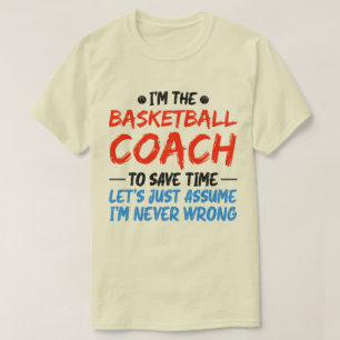 Ich bin der Basketball-Trainer Vintage-Trainer Spo T-Shirt