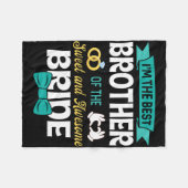 Ich bin der beste Bruder des süßen und Phantastisc Fleecedecke (Vorderseite (Horizontal))