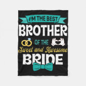 Ich bin der beste Bruder des süßen und Phantastisc Fleecedecke (Vorderseite)