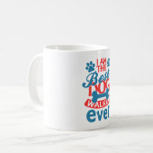 Ich bin der beste Dog Walker für jeden Sommer Kaffeetasse (Vorderseite Links)