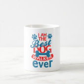 Ich bin der beste Dog Walker für jeden Sommer Kaffeetasse (Mittel)