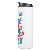 Ich bin der beste Dog Walker für jeden Sommer Thermosbecher (Nach rechts gedreht)