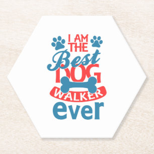 Ich bin der beste Dog Walker für jeden Sommer Untersetzer