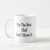 Ich bin der beste Koch und ich kenne es Kaffeetasse (Links)
